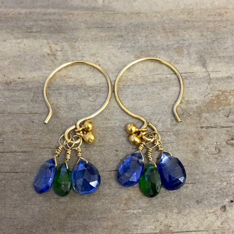 Jewel Tone Earrings (kyanite)