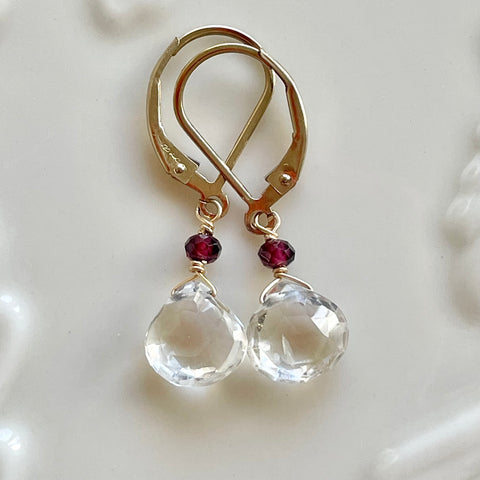 Enchanted - Crystal Quartz & Garnets