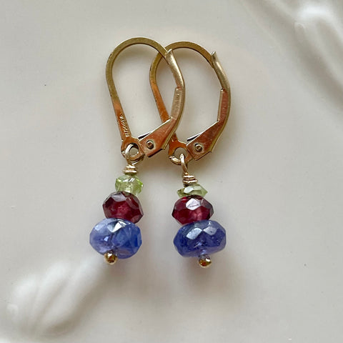 Aurora Borealis - Tanzanite & Garnet