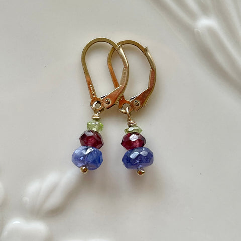 Northern Lights - Tanzanite & Garnet