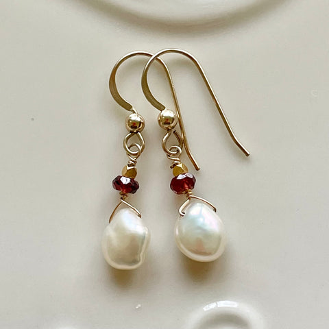 Always Appropriate - Pearl & Garnet