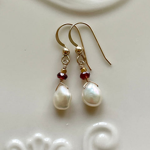 Always Appropriate - Pearl & Garnet