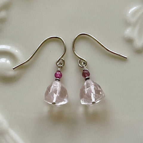 Fairy Rose - Rose Quartz - Silver