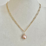 Bellissimo - Peach & Gold (double chain)