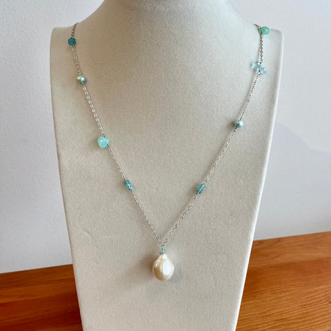 Bella Sparkler - Topaz & Blue Opal