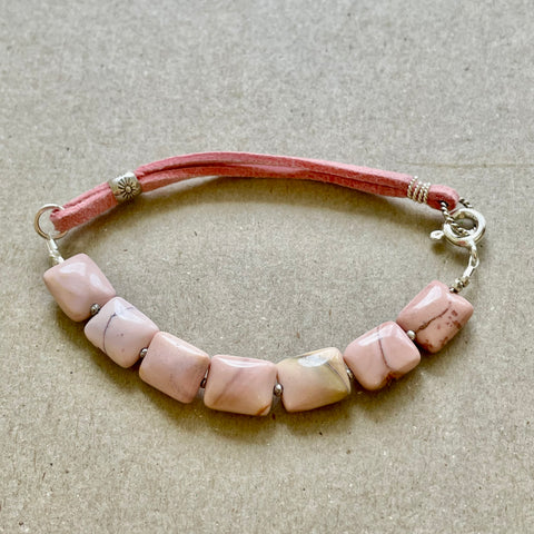 Leather & Suede - Pink Macaroon (Suede)