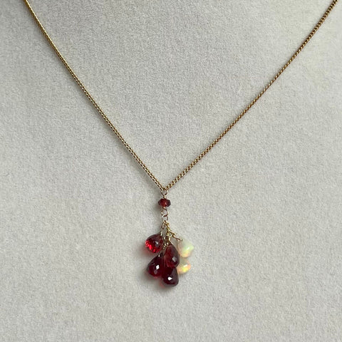 Merlot & Behold - Drops - Garnet and Opal