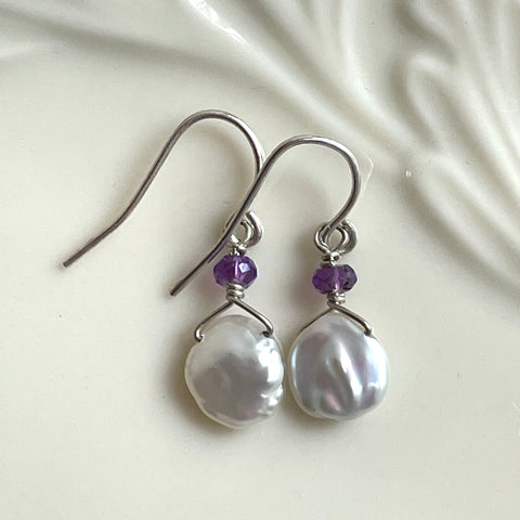 Always Appropriate - Pearl & Amethyst - Silver