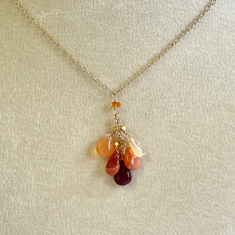 Gold of Sunshine - Drops - Fire Opals