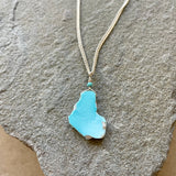 In the Rough (Silver with Turquoise)