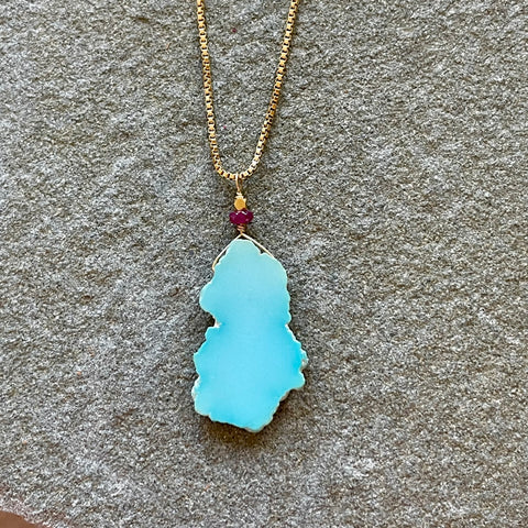 In the Rough (Gold with Ruby)