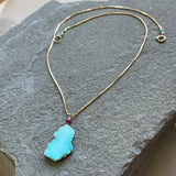 In the Rough (Gold with Ruby)