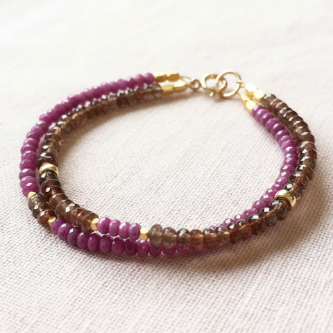 Pink Chocolate - Ruby & Andalusite