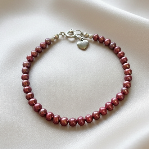 My Sweetheart (Bracelet) - Pink Pearls