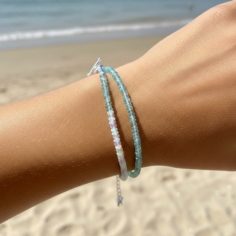 Stacking Bracelet - Opal & Apatite