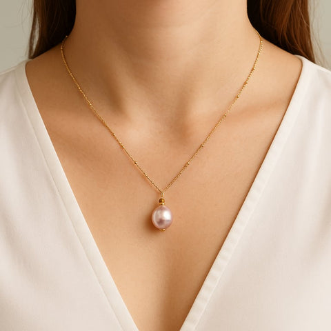 Bellissimo - Peach & Gold (single chain)