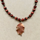 One of a Kind - Same Time Next Year (red tiger iron, onyx)