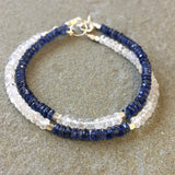 Mix & Match Stacking Bracelet 2: Kyanite & Moonstone