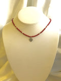 Collar Necklace Matte - Steadfast (red jasper)