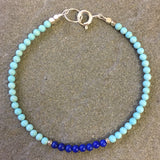 Mix & Match Stacking Bracelet 3: Lapis Lazuli & Turquoise