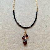 Collar Necklace - Swing Time (Garnets)
