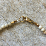 One of a Kind - Ripple (rose quartz, fossil stone)