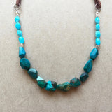 Leather & Suede - Out to Sea (turquoise & chrysocolla)