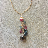 Just Topaz the Time (London blue and pink topaz & smoky quartz)