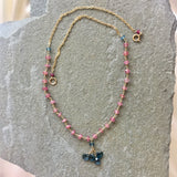 Last Light (rubies & London blue topaz)