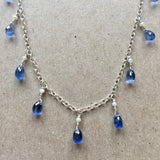 ZSold Out - Princess Necklace: Dark Blue Kyanite
