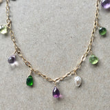 Just in Time for Mardi Gras (amethyst, garnet & pearl)