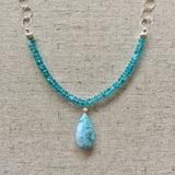 Caribbean Dreaming (Larimar & apatite)