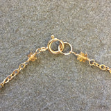 Collar Necklace - Inner Flame (Fire opal)