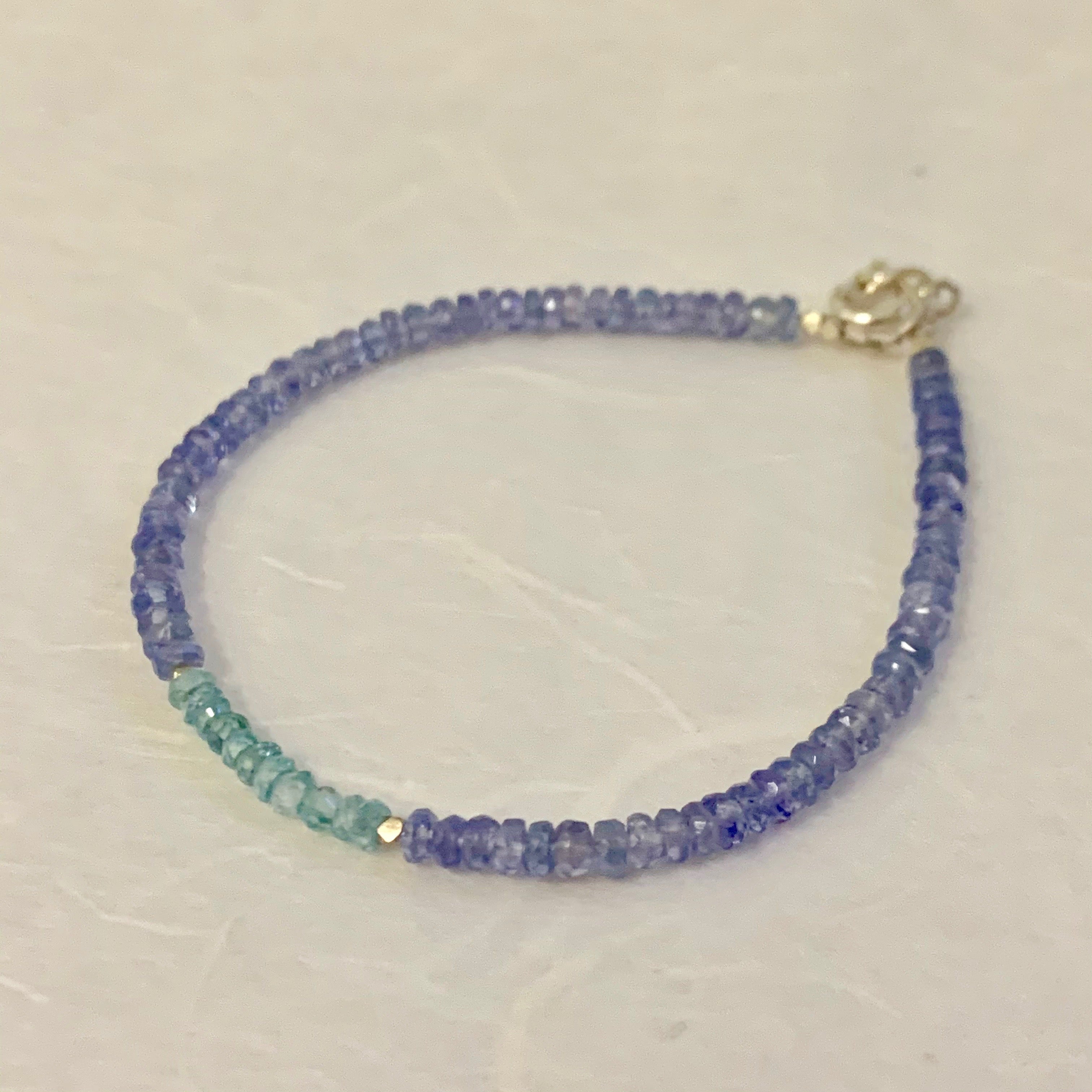 [Haleine] llic Multi-Blue Pearl Bracelet★男女共用 Mix & Match Stacking Bracelets – Blue Chick Jewelry