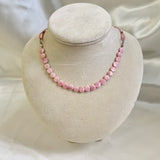 Leather & Suede - Cotton Candy (rhodochrosite)