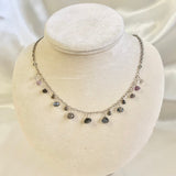 Collar Necklace - Princess (rutilated amethyst)