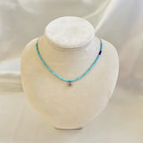 Collar Necklace Matte - Little Spring ~ Faith (Rare Sleeping Beauty Turquoise)
