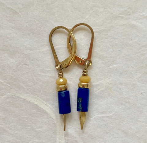 Matte - Blue & Gold (lapis lazuli)