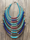Mix & Match Stacking Bracelet 3: Onyx & Ruby