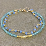Mix & Match Bracelets: Set Sail (yellow sapphire & apatite)