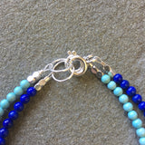 Mix & Match Stacking Bracelet 3: Neon Blue Apatite & Turquoise